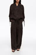 Bimba y Lola Washed Fluid Bomber Jacket