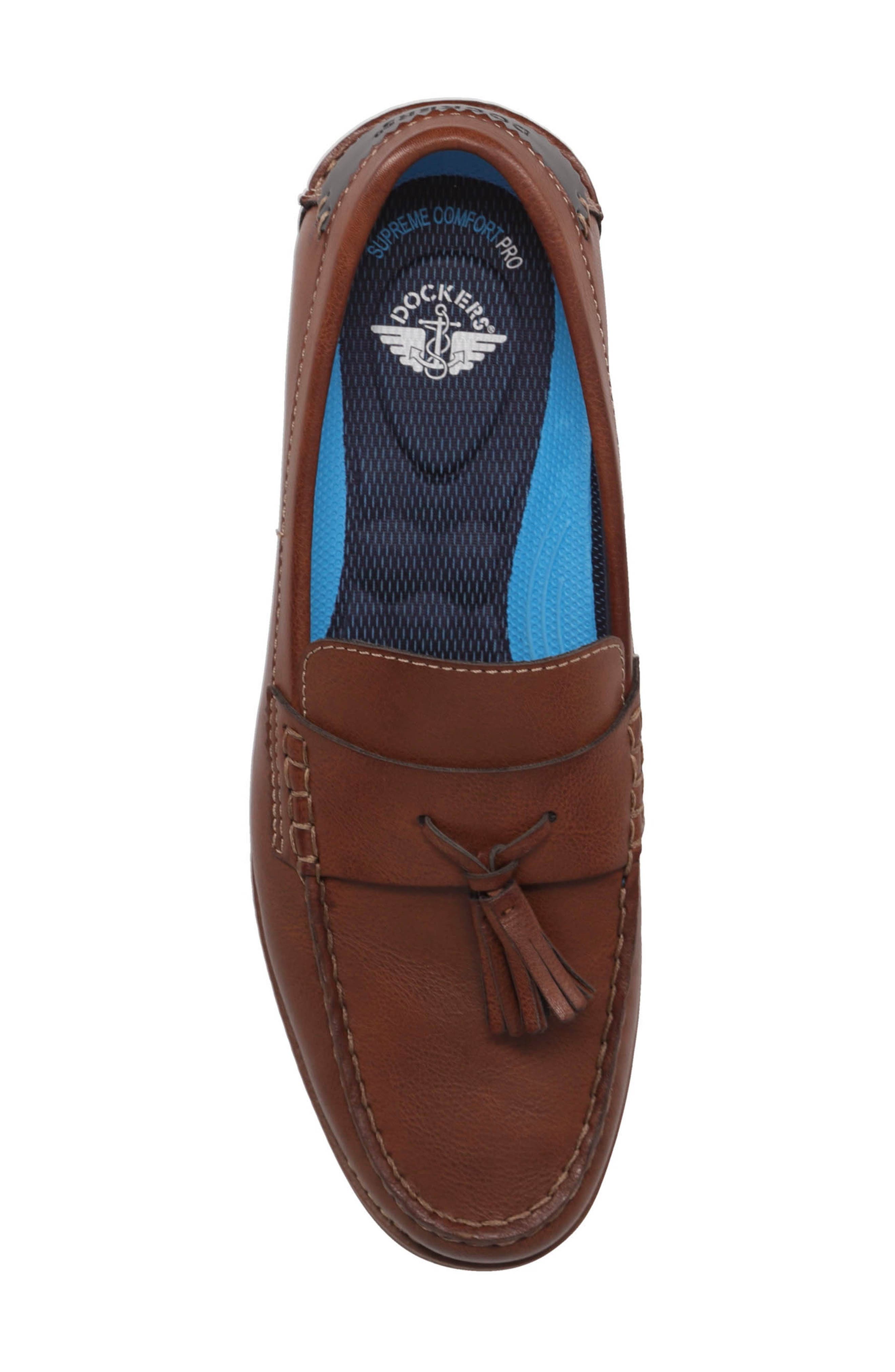 Pullman Two Tone Leather Loafer, Alternate, color, COGNAC
