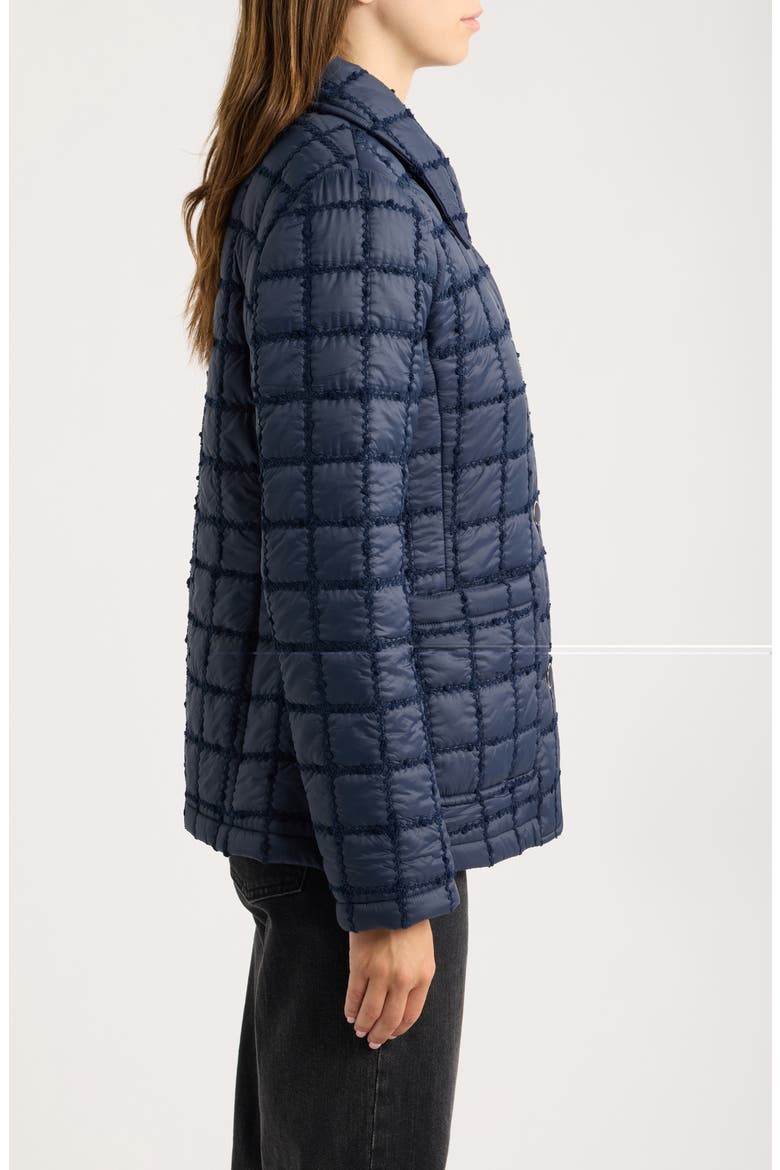 Quilted Barn Jacket, Alternate, color, NAVY