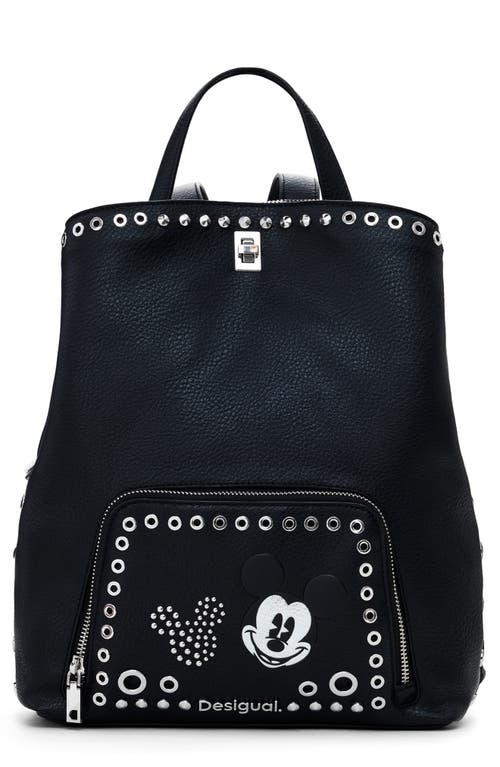 Desigual Mickey Mouse™ Medium Faux Leather Stud Backpack