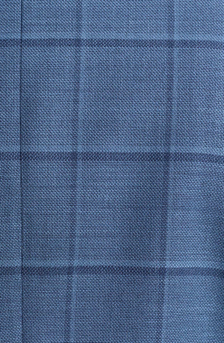 CRICKETEER Windowpane Wool Blend Sport Coat, Alternate, color, Blue