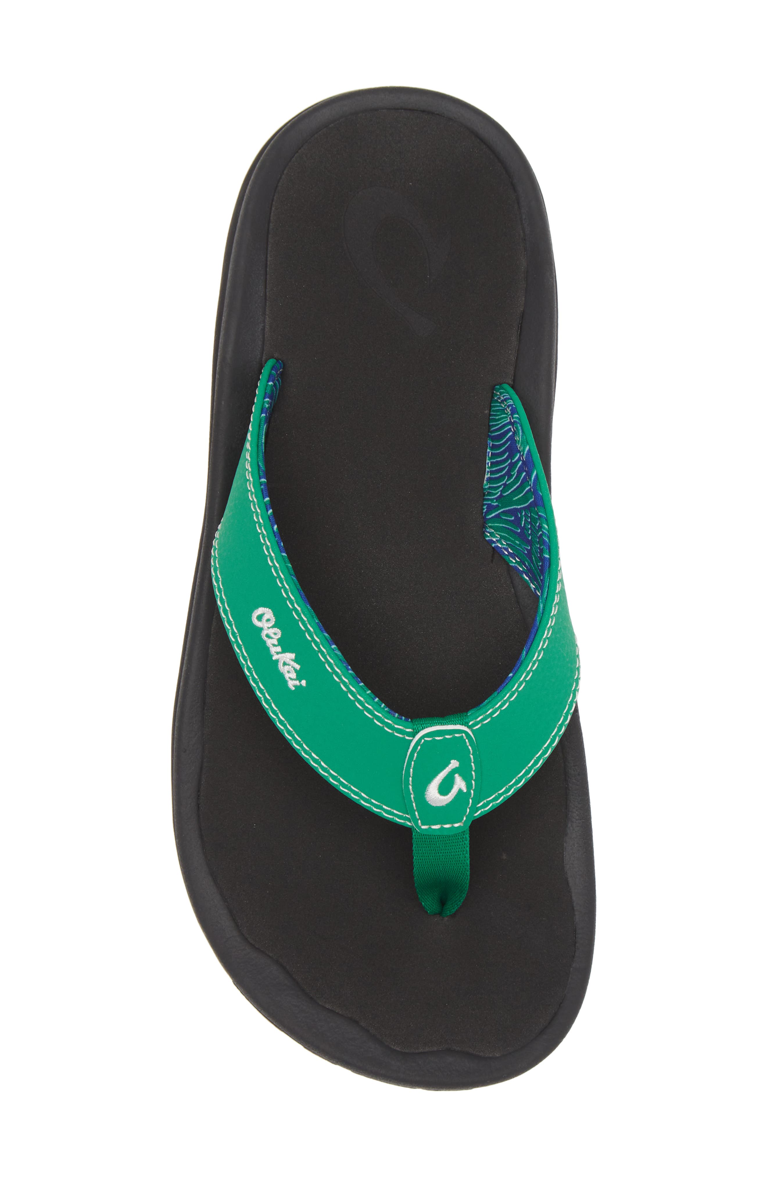 OluKai Ohana Flip Flop, Alternate, color, Bamboo / Black