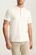 34 Heritage Short Sleve Slub Cotton Henley
