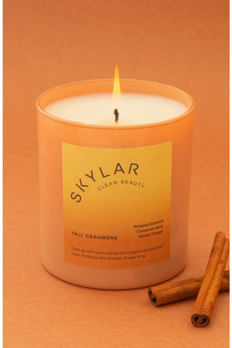 Fall Cashmere Scented Candle, Alternate, color, NO COLOR