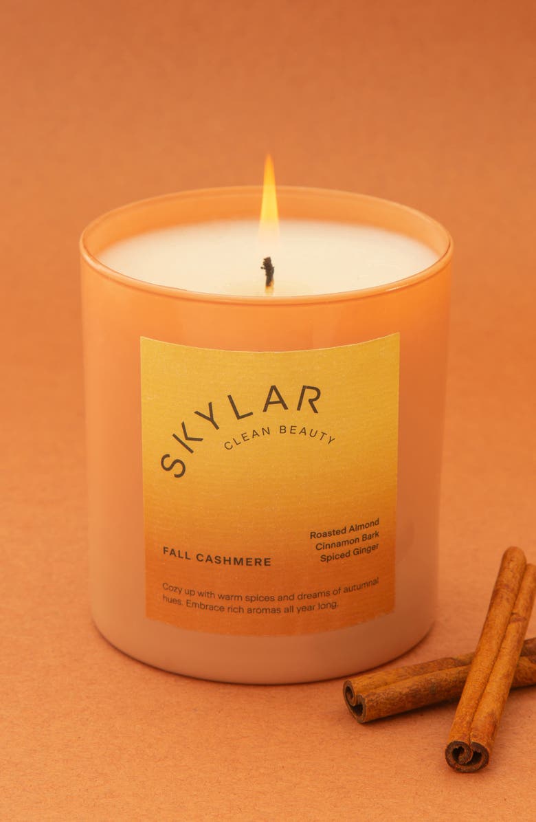 Skylar Fall Cashmere Scented Candle, Alternate, color, 