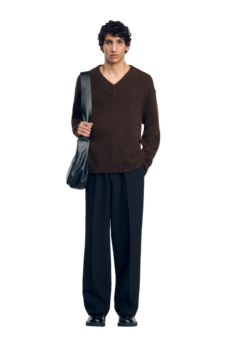 SANDRO Chunky knit sweater, Alternate, color, 