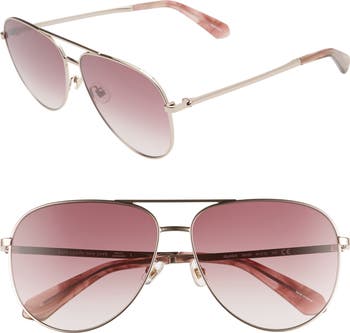 Kate Spade ♠  PINK Aviator Sunglasses ♠ New! kate spade new york Pink Aviator Sunglasses for Women for  main image 4