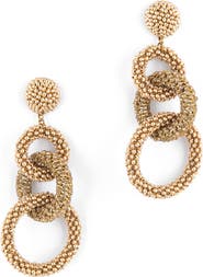 Deepa Gurnani Sienna Embellished Drop Earrings