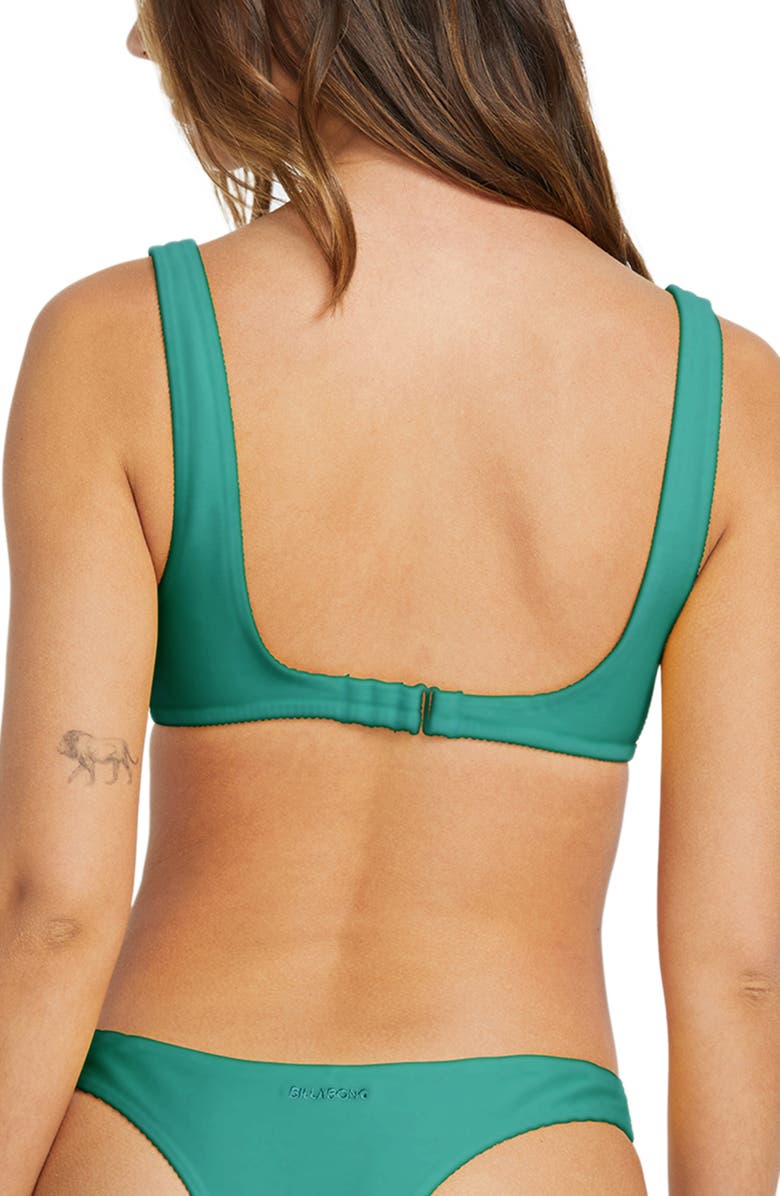 Billabong Sol Searcher Ava Bikini Top, Alternate, color, Evergreen