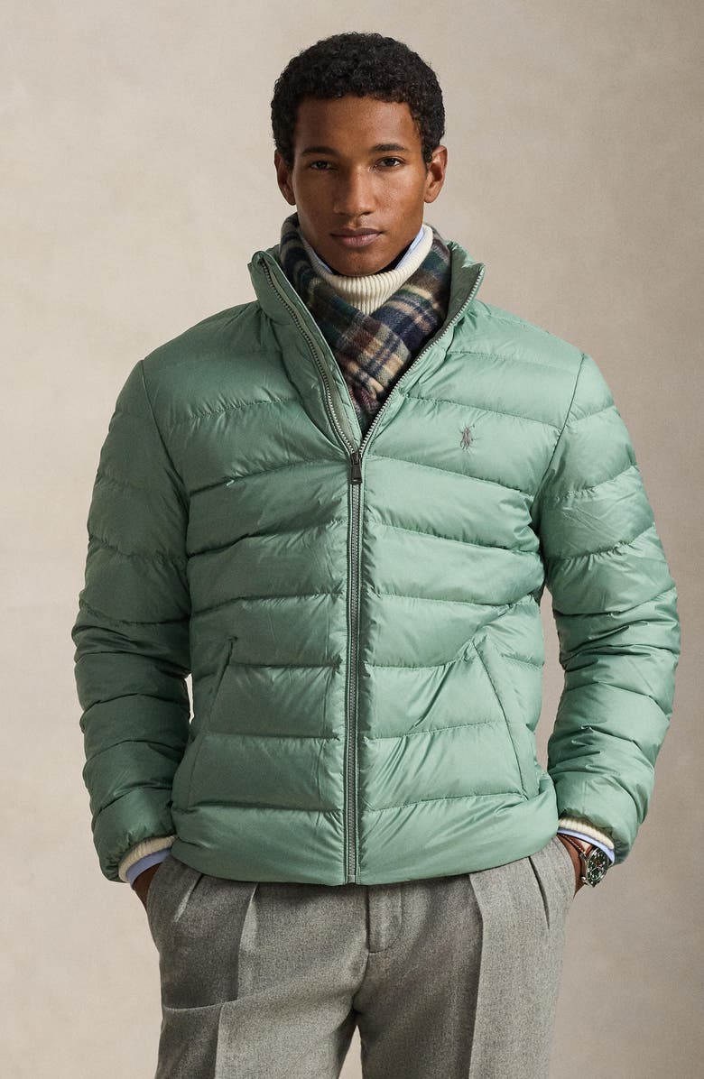 Polo Ralph Lauren The Colden Packable 650 Fill Power Down Puffer Jacket, Alternate, color, Light Green