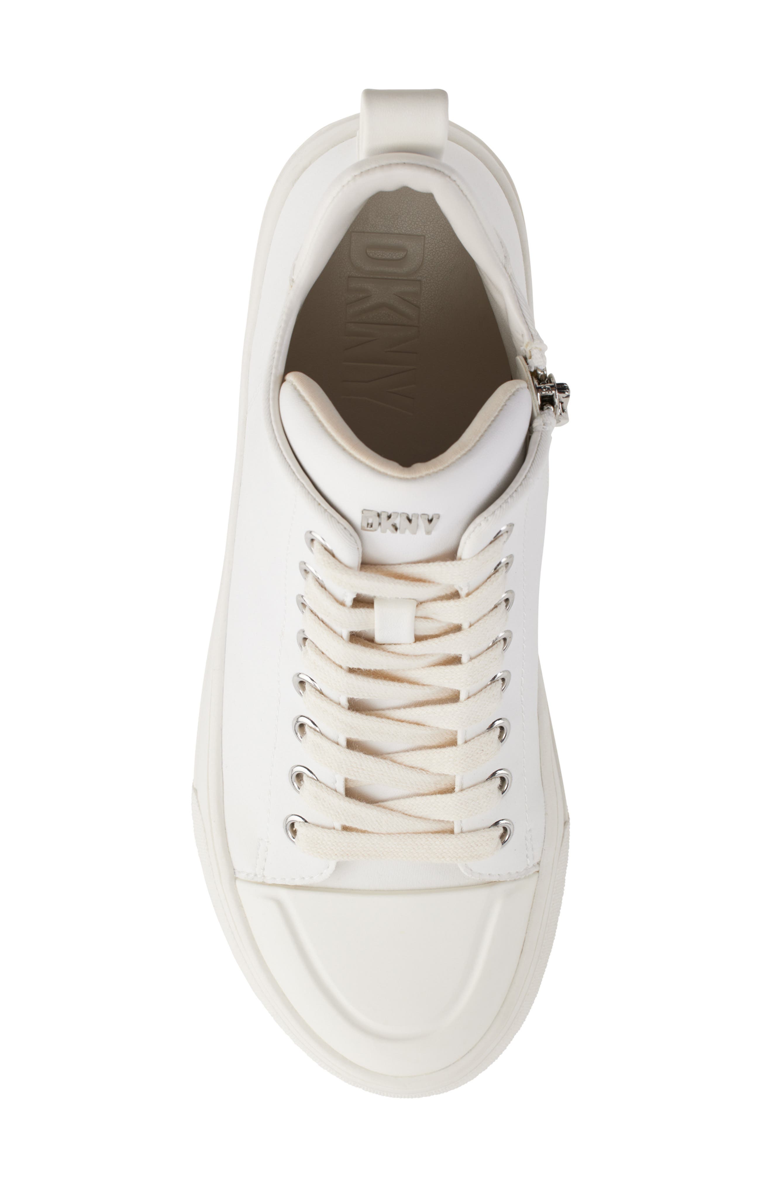 Yaser Mid Top Platform Sneaker, Alternate, color, BRT WHITE