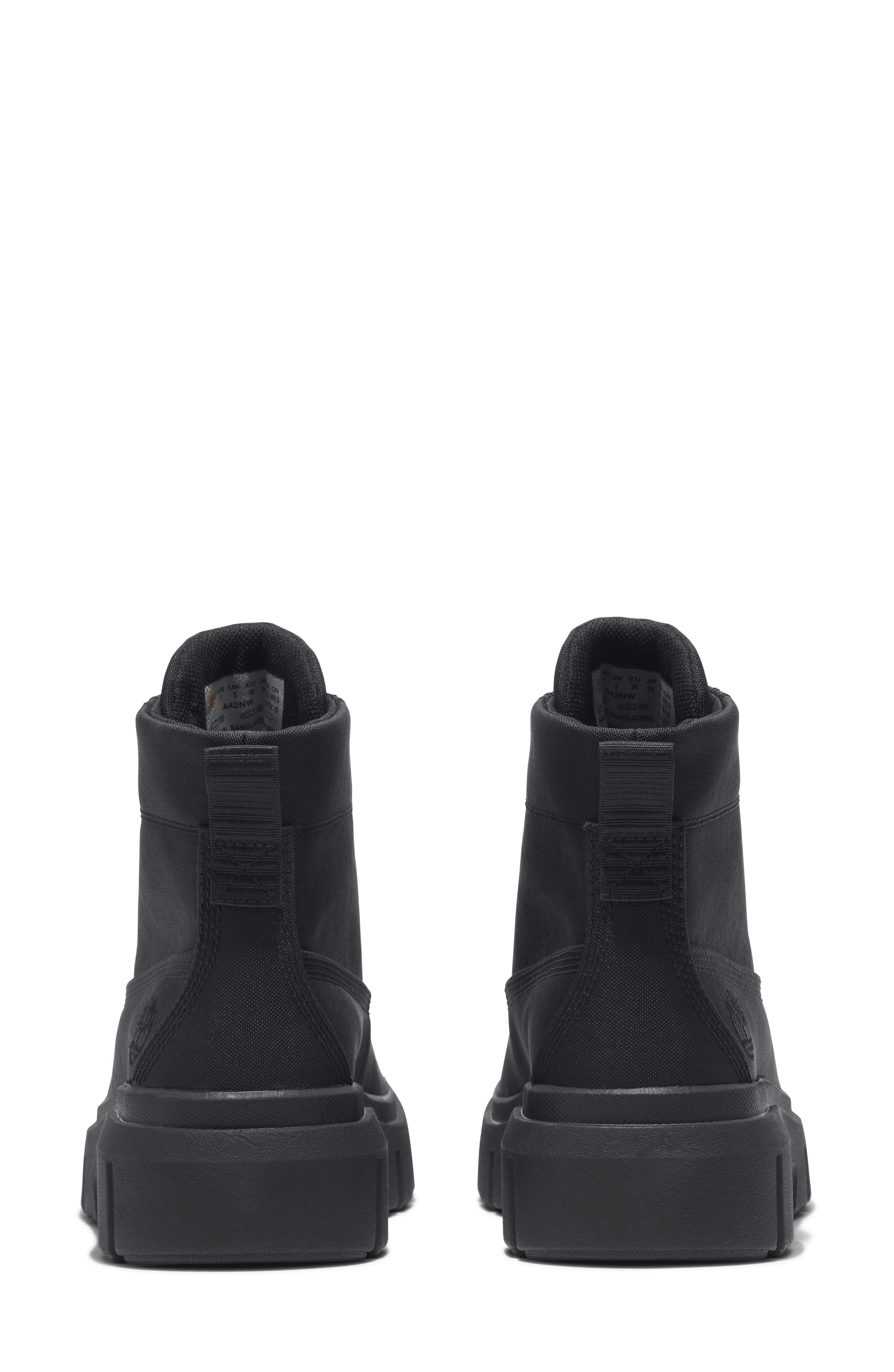 Greyfield Lace-Up Boot, Alternate, color, JET BLACK