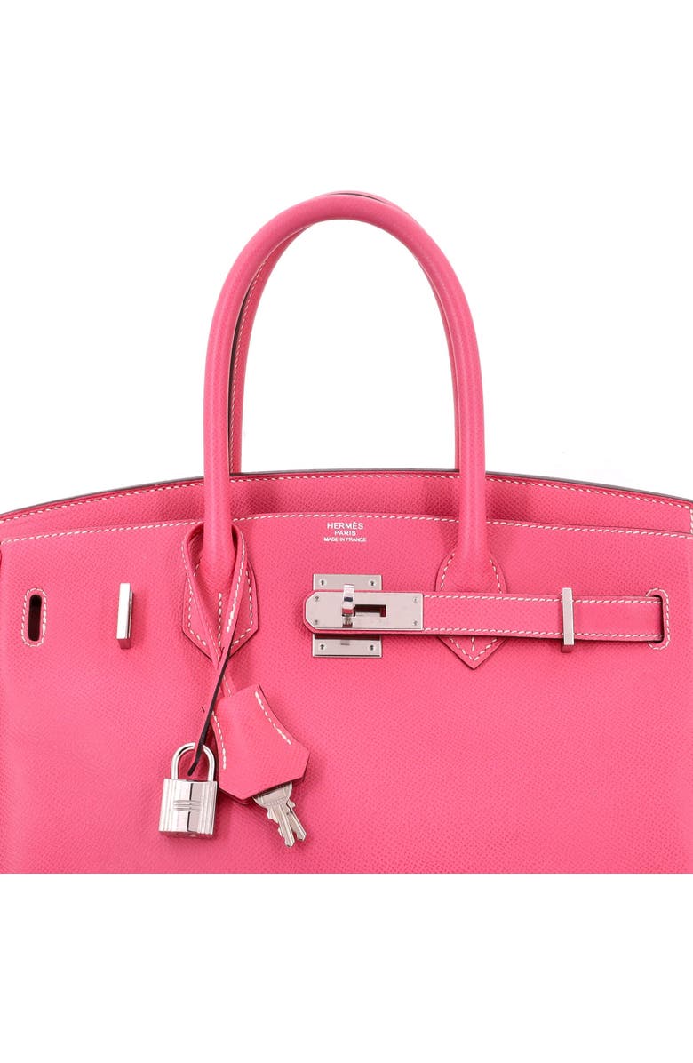 Pre-Owned Hermes Birkin Handbag Pink Epsom with Palladium Hardware 30, Alternate, color, Rose Tyrien
