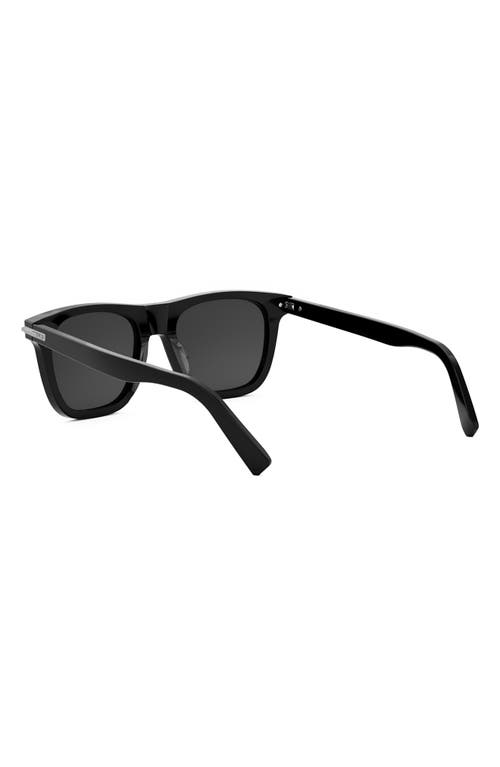 Dior 'blacksuit S13i 53mm Geometric Sunglasses In Black