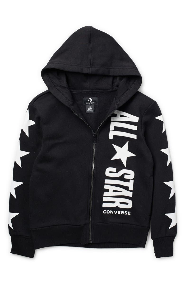 Converse All Star Fleece Full Zip Hoodie, Main, color,