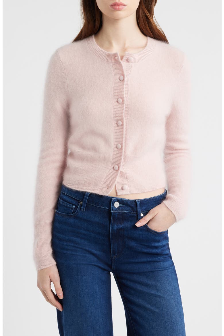 Adeanne Cashmere Cardigan, Main, color, LILAC