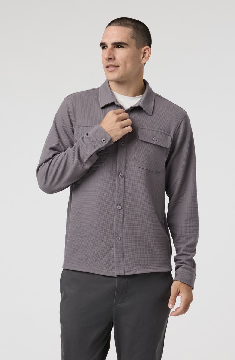 Vuori Waffle Shirt Jacket, Alternate, color, 