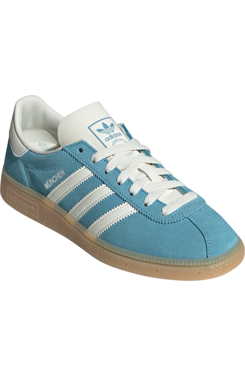 adidas München Sneaker, Main, color, Blue/ Off White/ Silver