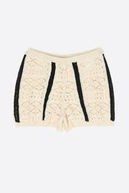 Bimba y Lola Two-Tone Knit Shorts