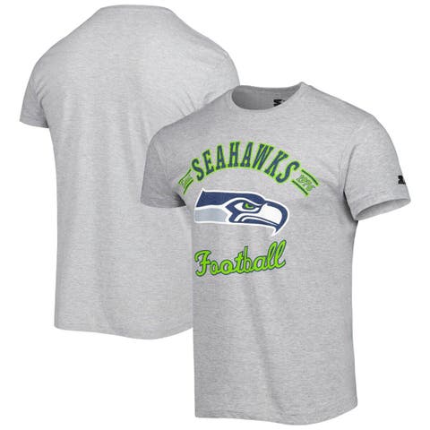 Men's Starter Heathered Gray Seattle Seahawks Prime Time T-Shirt