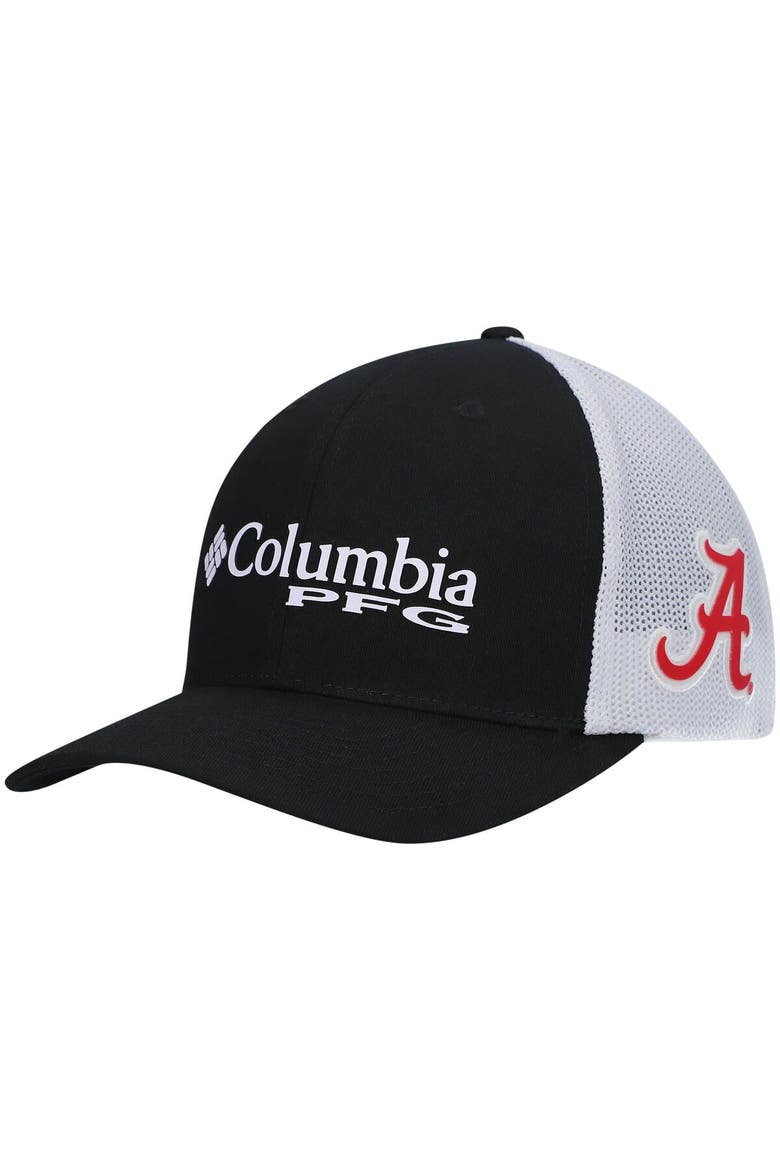 Men's Columbia Black Alabama Crimson Tide PFG Snapback Hat, Main, color, Black