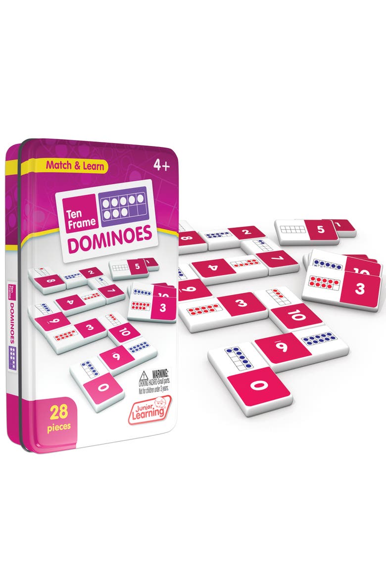 Ten Frame Dominoes, Main, color, Multicolored