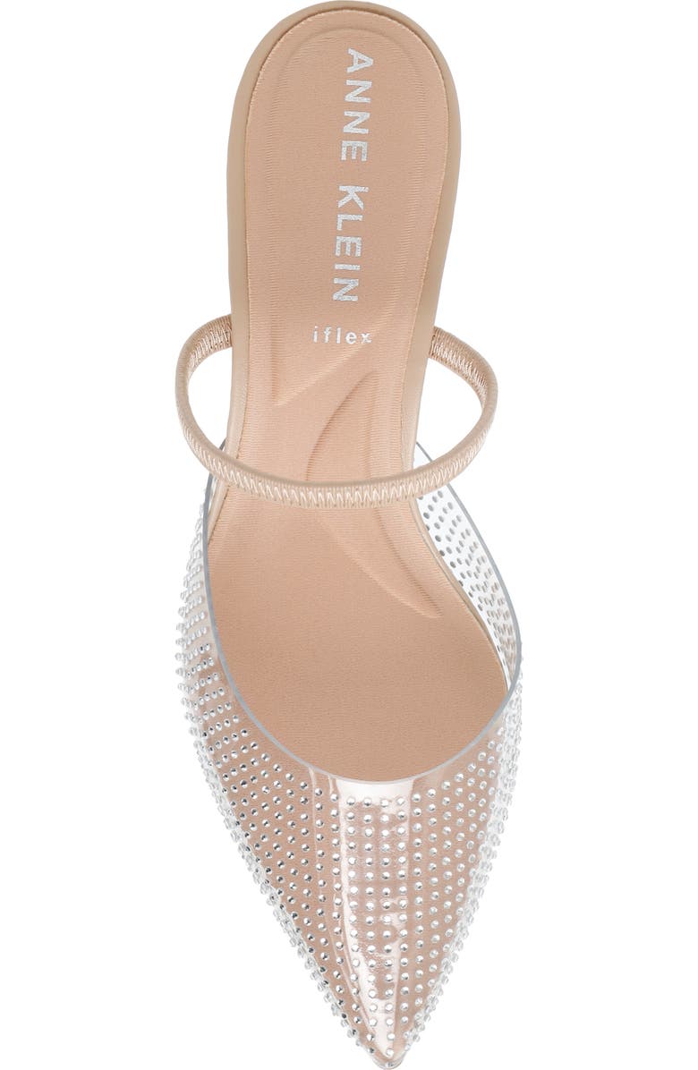 Anne Klein Iella Convertible Strap Slingback, Alternate, color, Clear / Nude