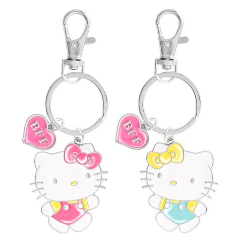BFF Keychain, Hello Kitty and Mimmy White, Set Of 2
