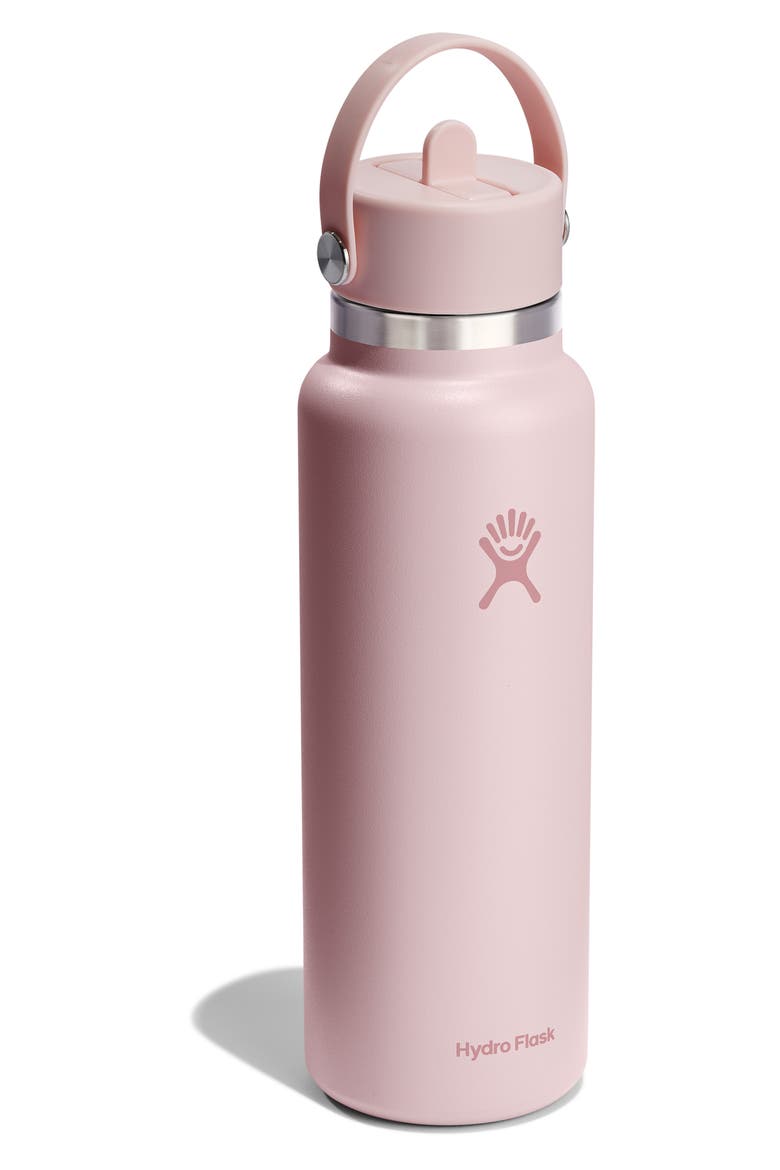 40-Ounce Wide Mouth Flex Straw Cap Bottle, Alternate, color, TRILLIUM