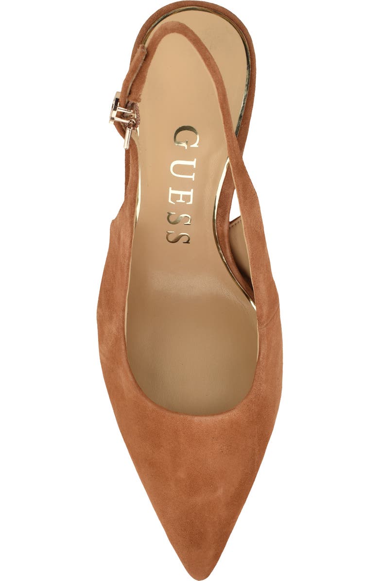 GUESS Princelsa Slingback Pump, Alternate, color, Brown