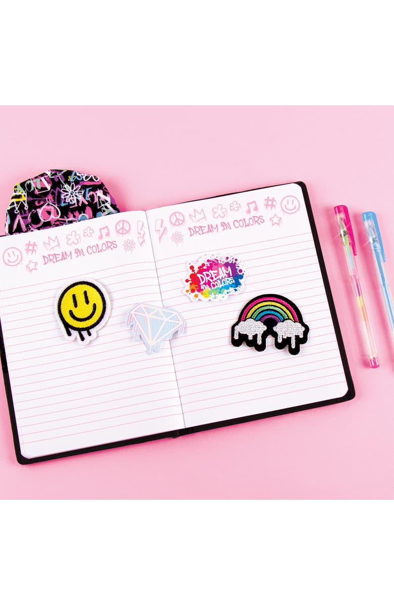 Three Cheers For Girls Street Style Journal Set 7 Piece Set 160 Page Lined Journal, Alternate, color, Multicolored