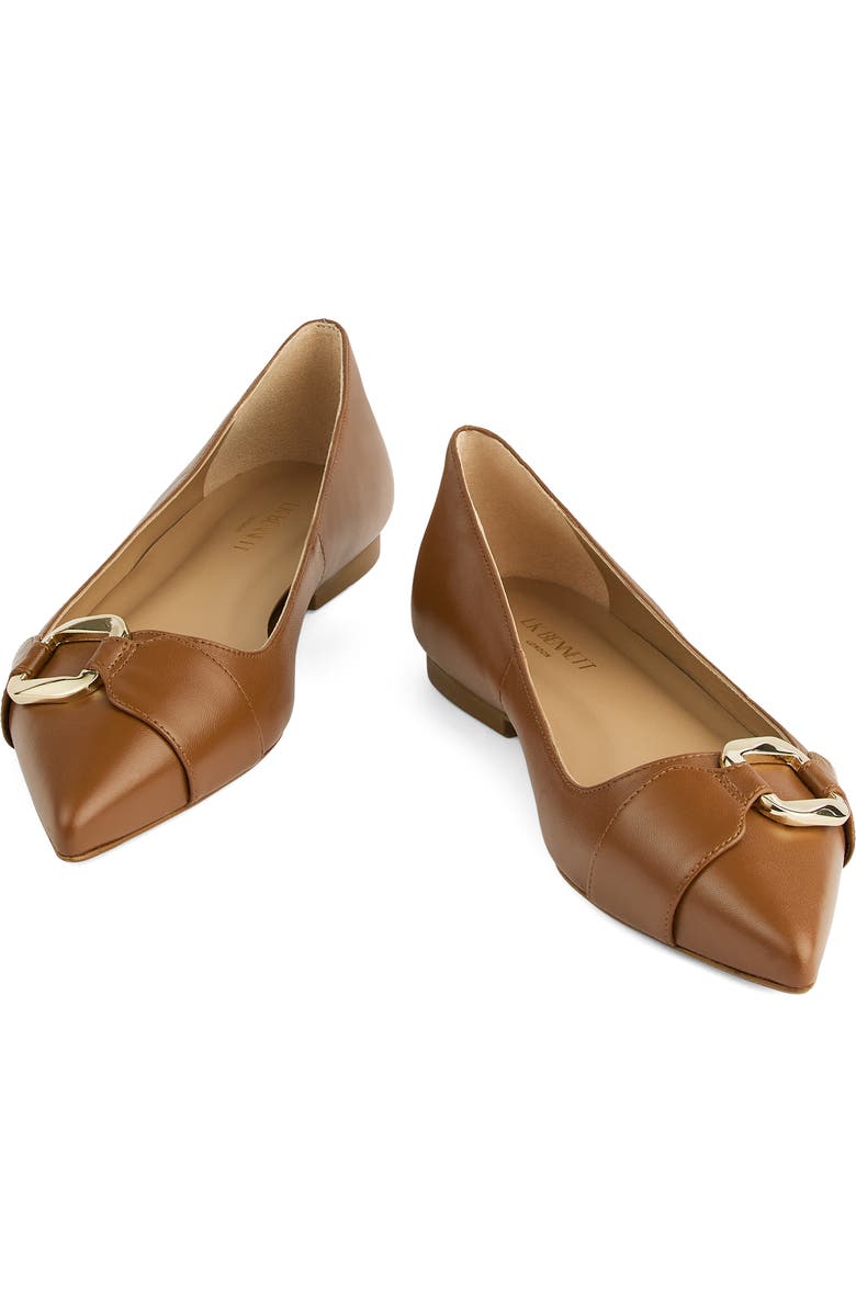 LK Bennett Ethel Pointed Toe Flat, Alternate, color, Tan