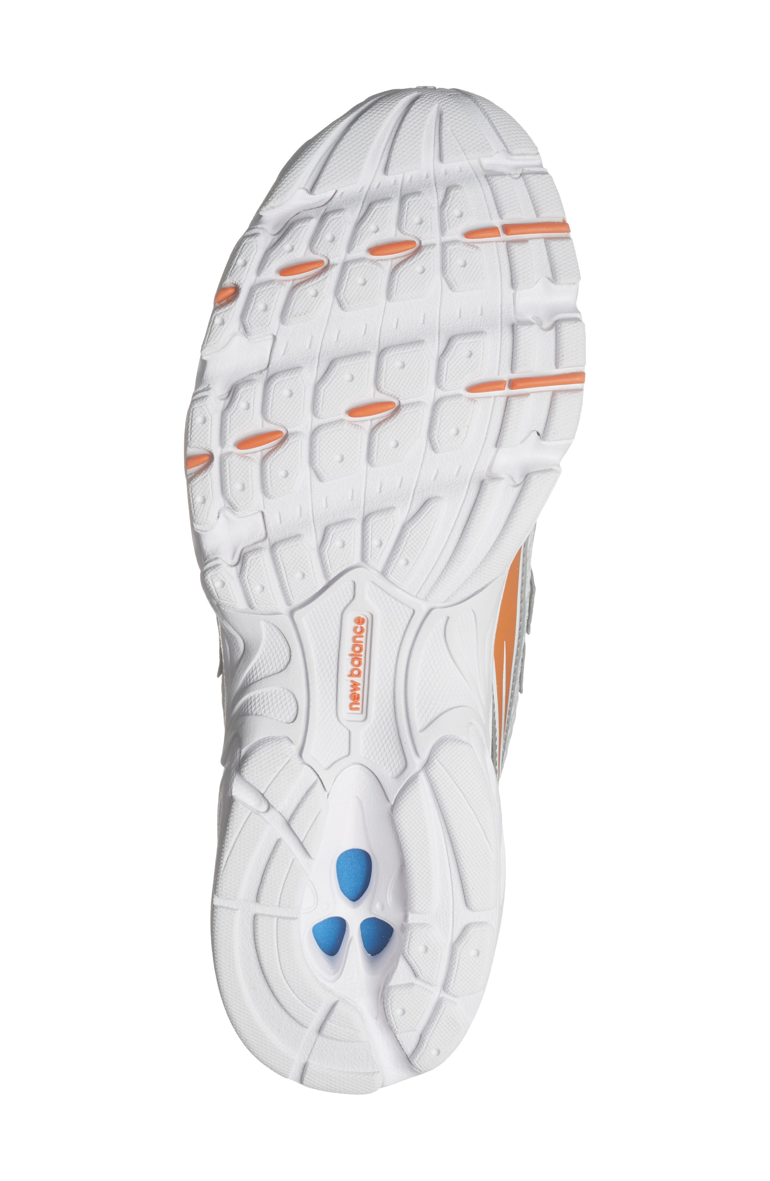 New Balance Gender Inclusive 740 Sneaker, Alternate, color, White/ Classic Orange