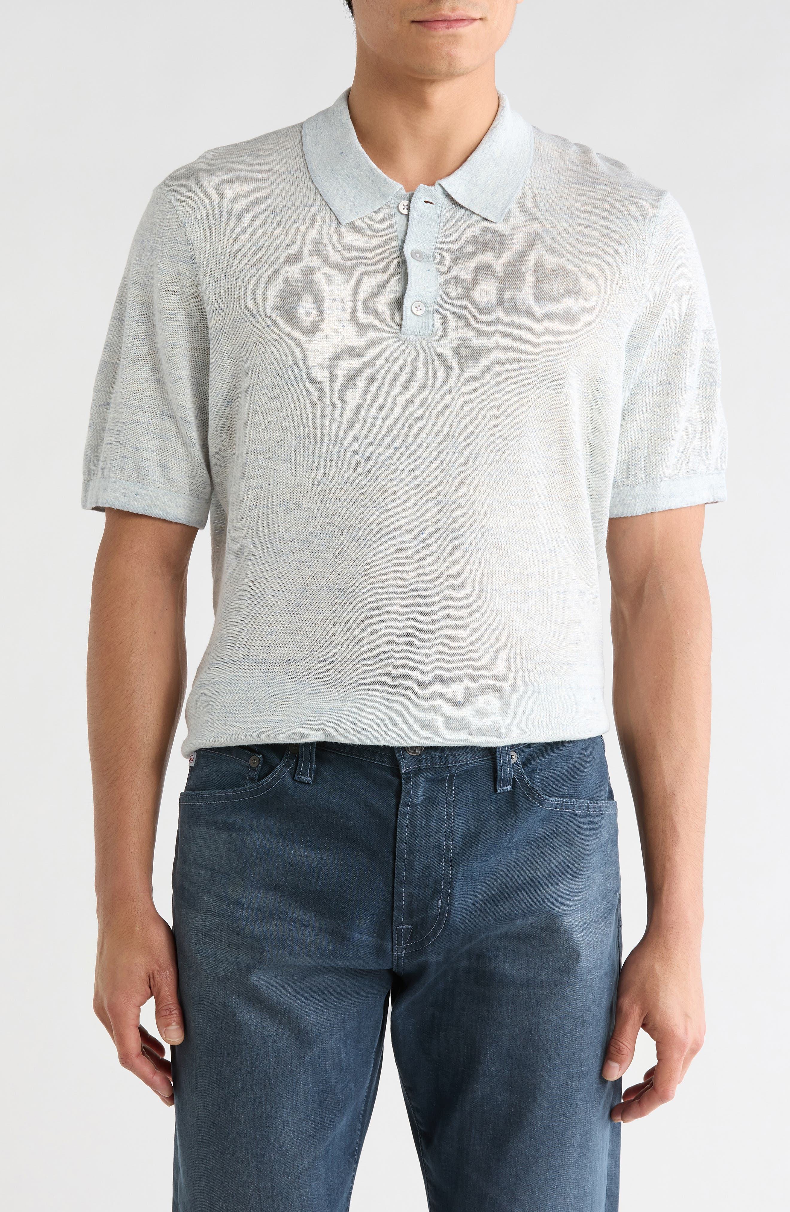 Costa Short Sleeve Sweater Polo - image 5