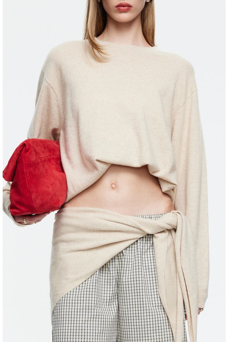 Olsen Wool Blend Sweater, Main, color, OATMEAL
