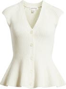 Nordstrom Rib Peplum Top