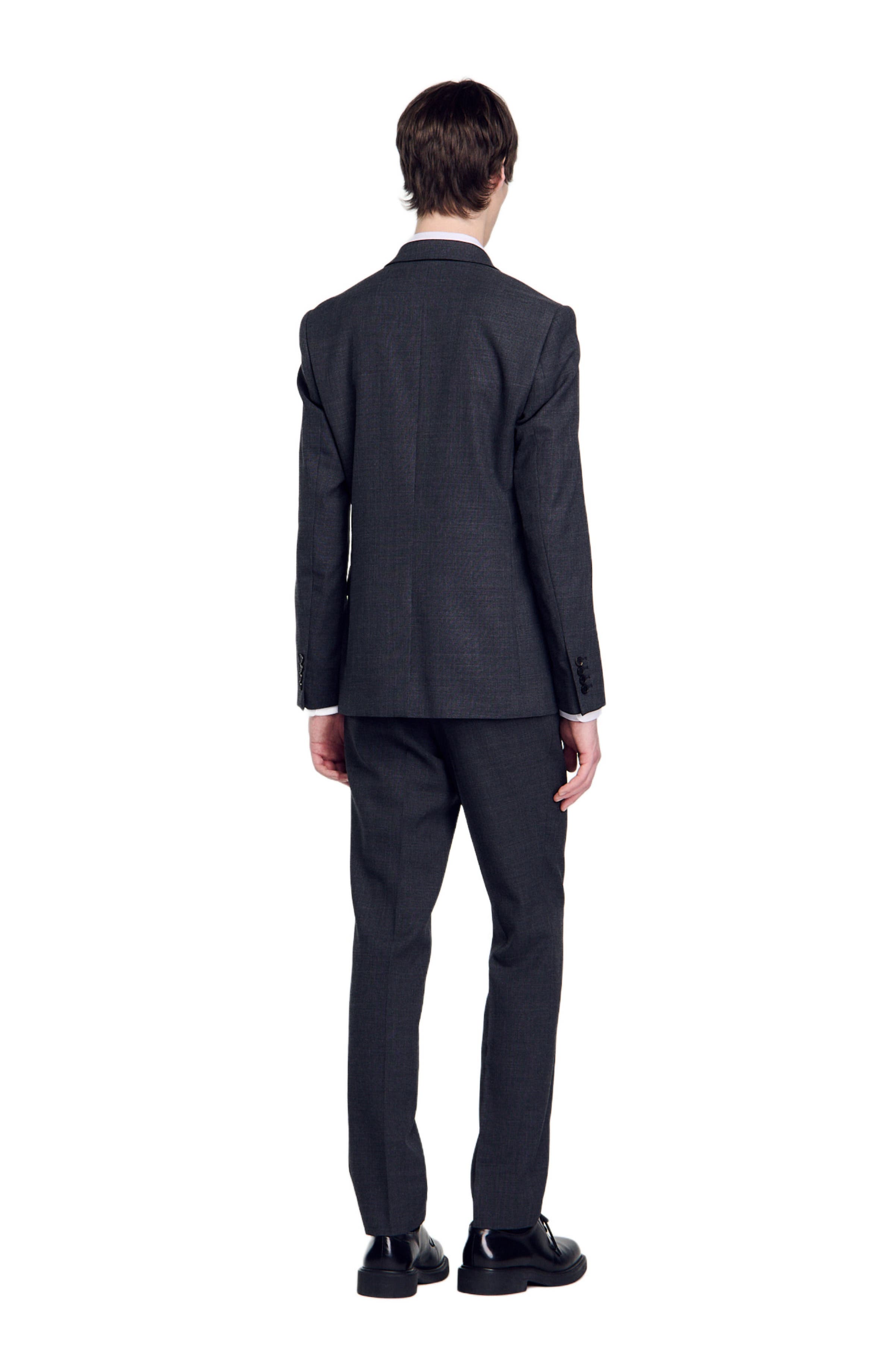 Wool suit jacket - image 2
