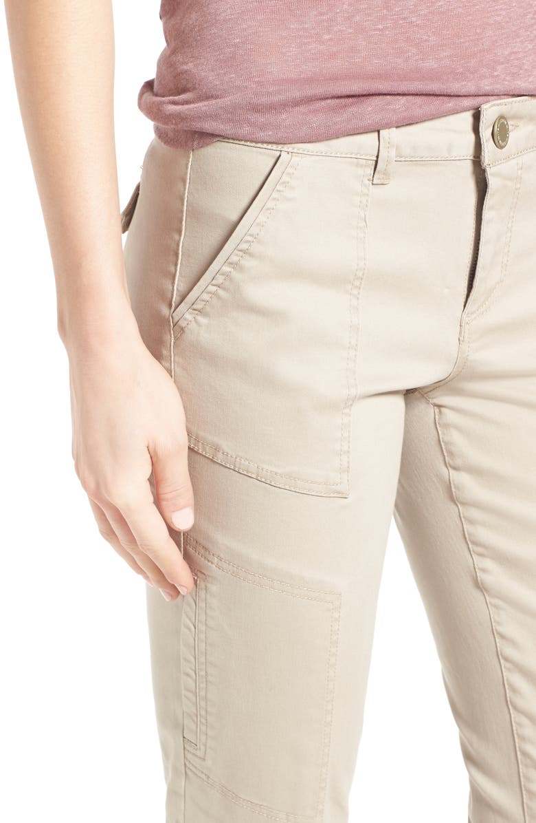 Wit & Wisdom Skinny Cargo Pants, Alternate, color, 