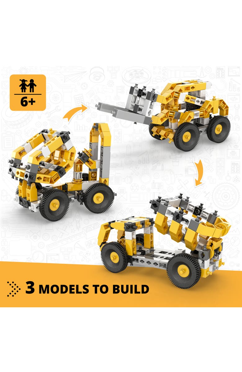 Engino Creative Builder 3 In 1 Tipper Truck Multimodel Vehicle Brick Set, Alternate, color, Multicolored