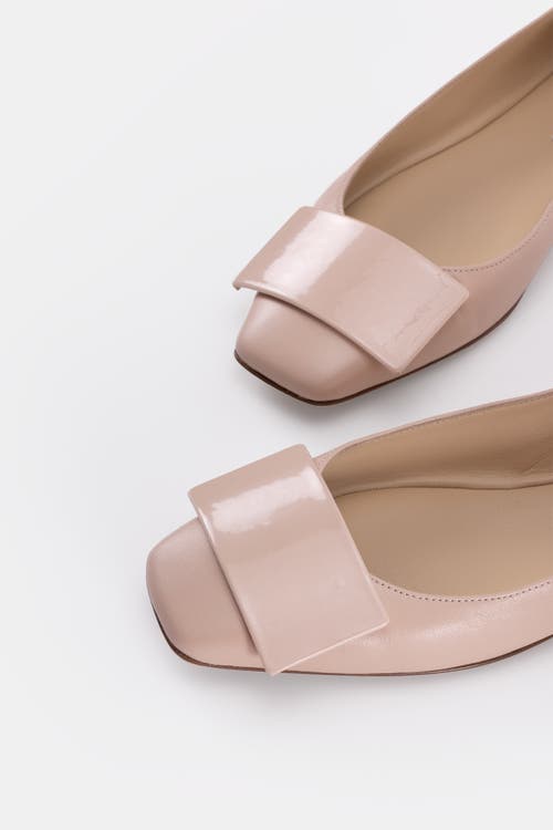 Bells & Becks Emma Ballerina Flat With Tab In Pink