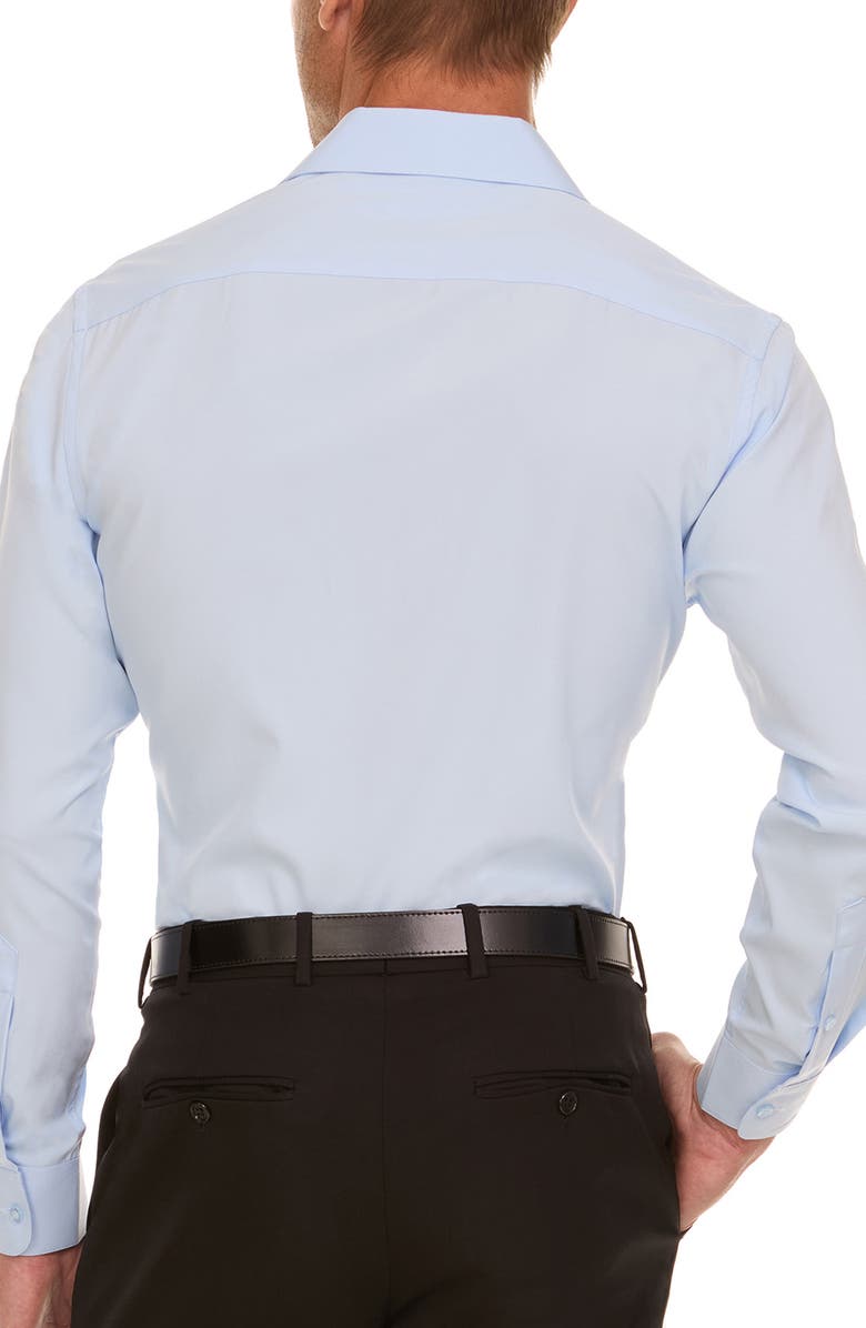 Nautica Slim Fit Serentity Solid Dress Shirt, Alternate, color, Serenity