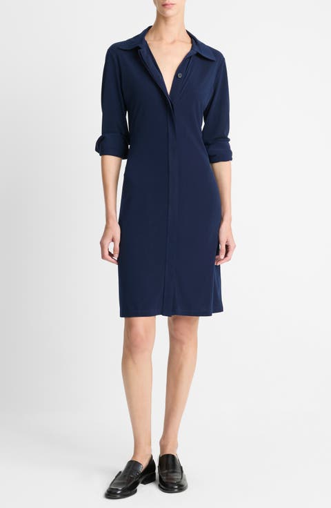 Long Sleeve Polo Dress