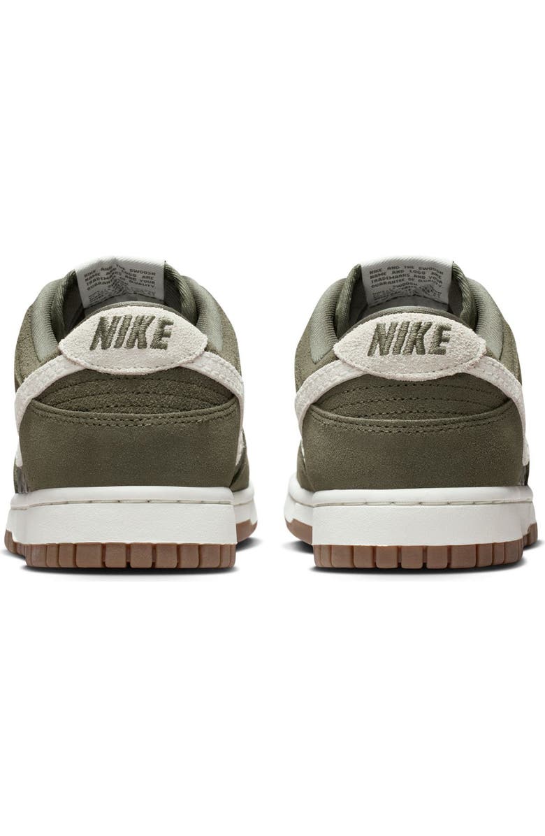 Nike Dunk Low Basketball Sneaker, Alternate, color, Medium Olive/ Sail/ Brown