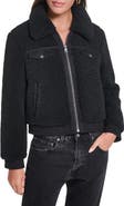 Levi's Fleece & Denim Bomber Jacket