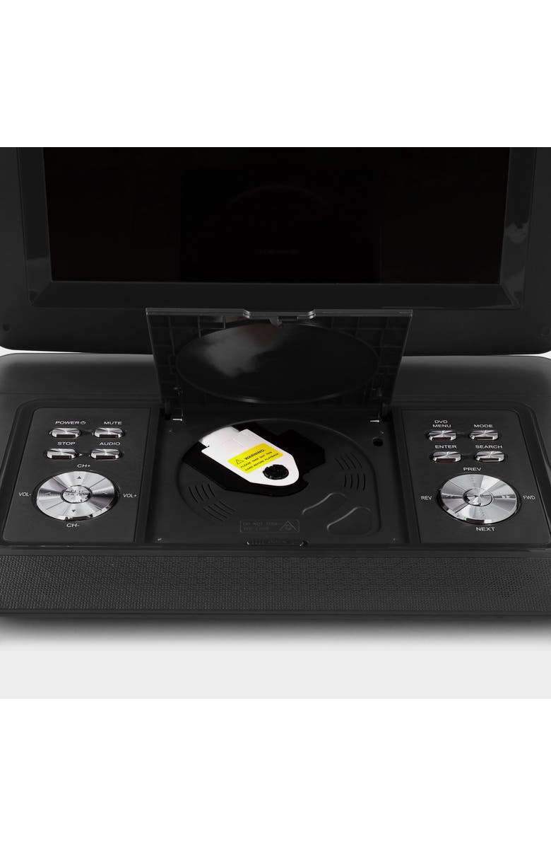 Trexonic 14.1in Portable TV+DVD Player with Swivel TFT-LCD Screen and USB,SD,AV,HDMI Inputs, Alternate, color, Black