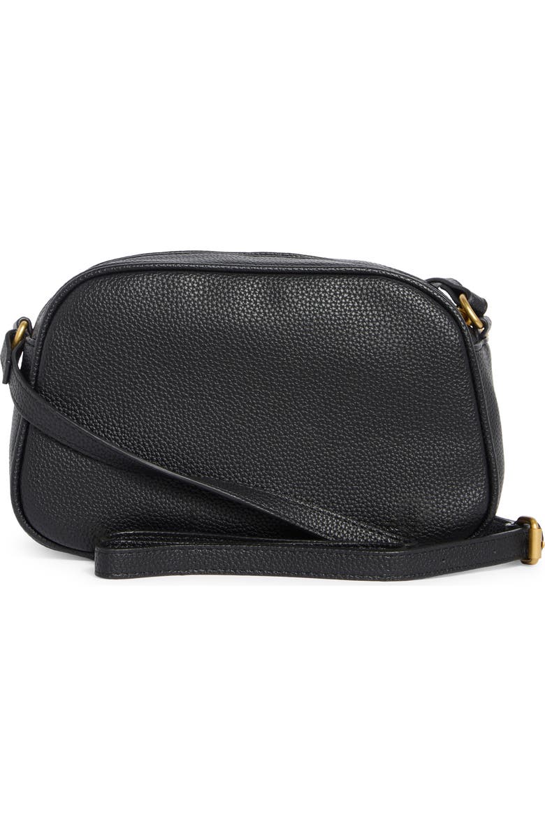 Tahari Trapezoid Camera Crossbody Bag, Alternate, color, Black