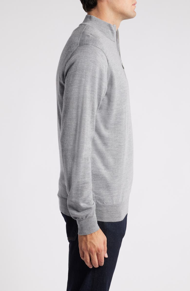 Peter Millar Autumn Crest Merino Wool Blend Quarter Zip Sweater, Alternate, color,