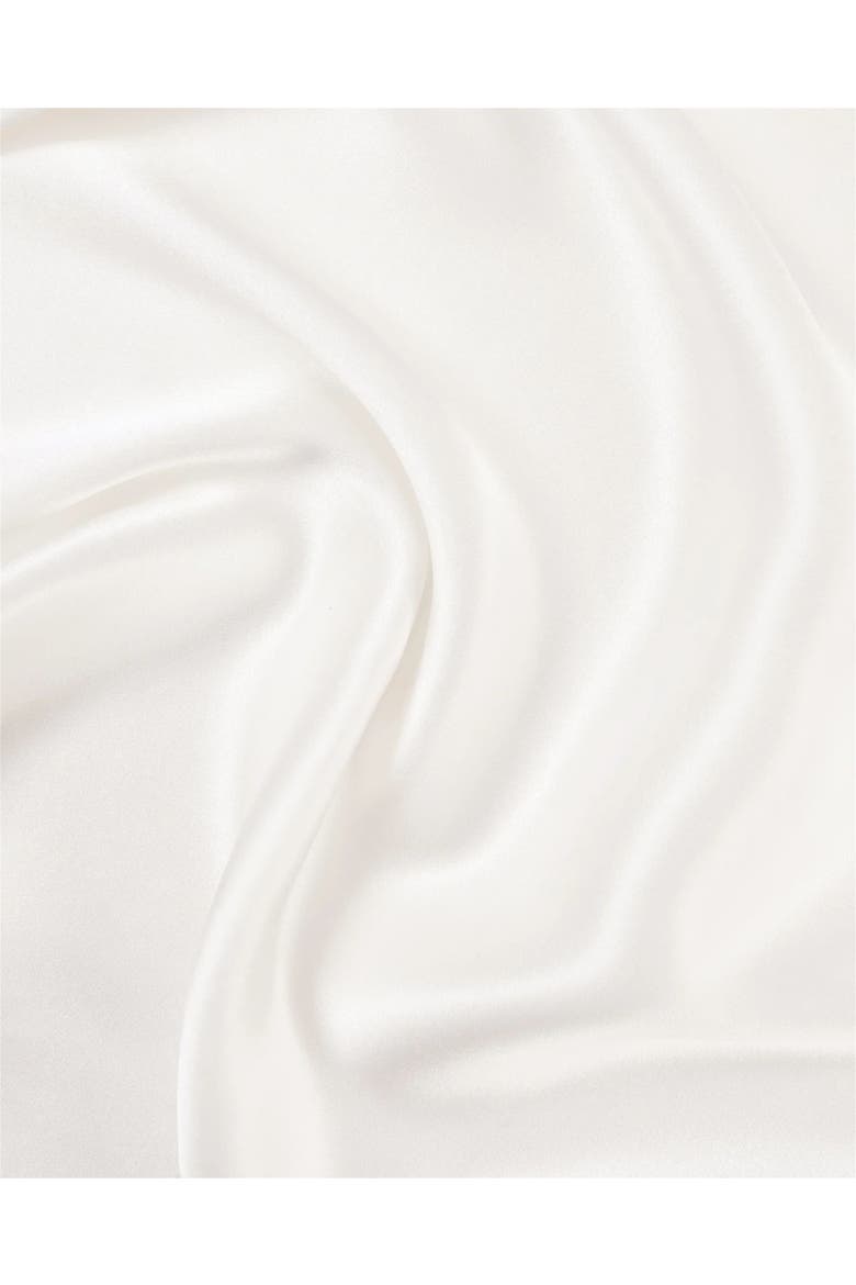 LILYSOFT Ultra Soft Non-Colorants Silk Pillowcase, Alternate, color, White