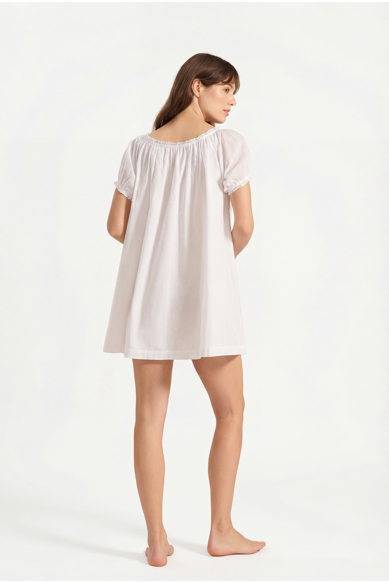 Cosette Nightdress, Alternate, color, White