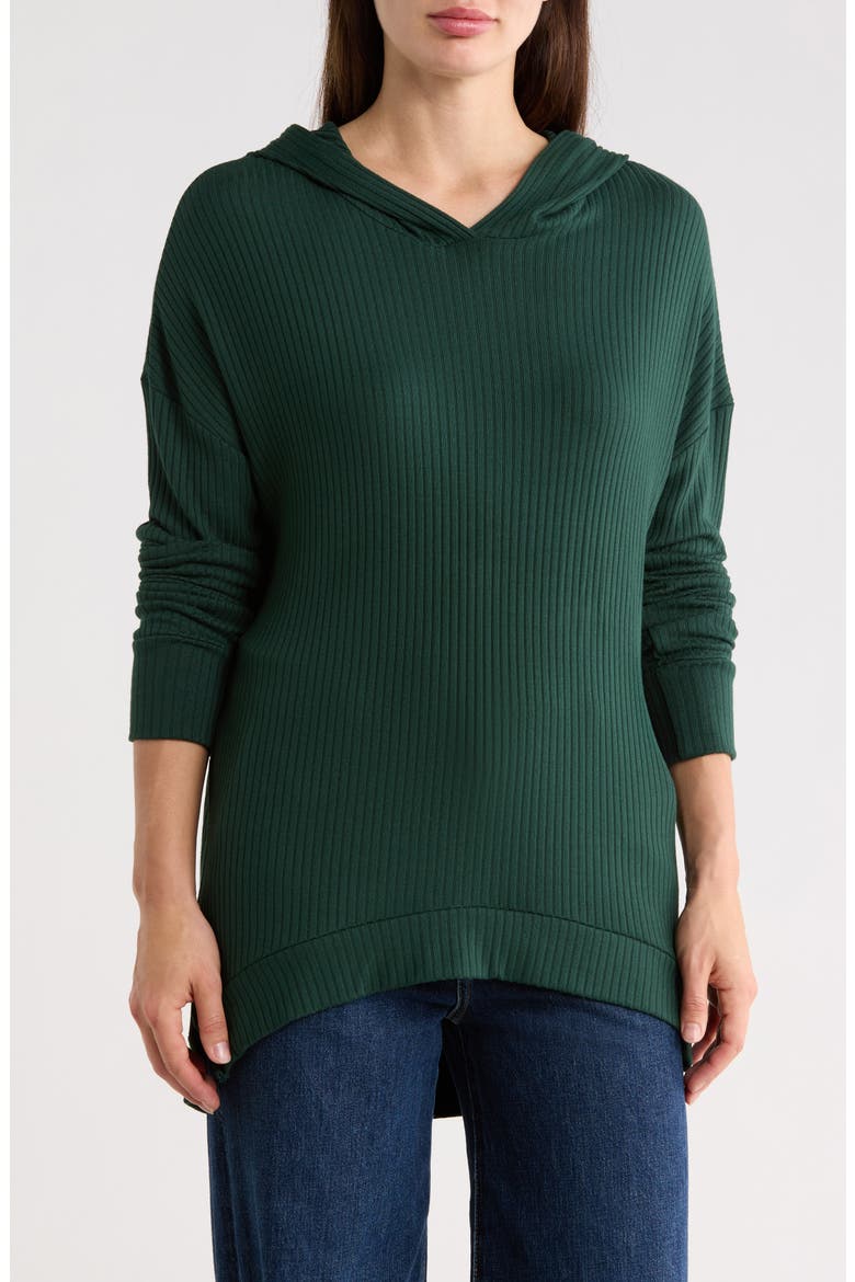 High-Low Hoodie, Main, color, AVENTURINE